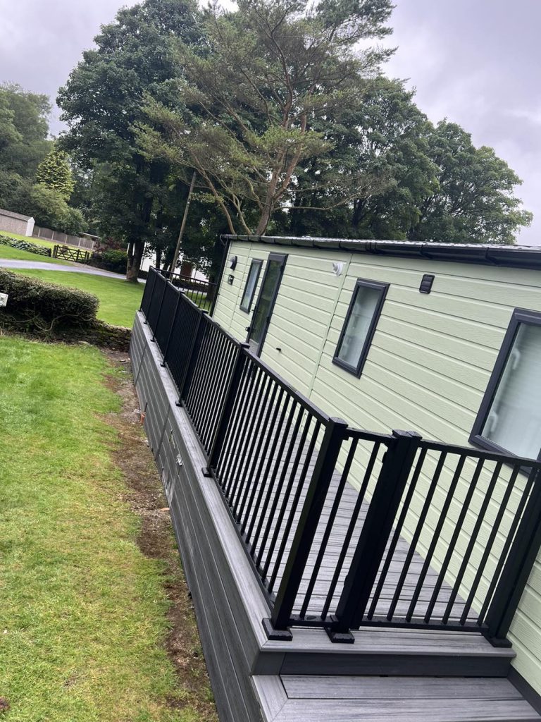 Lodge Decking Cumbria